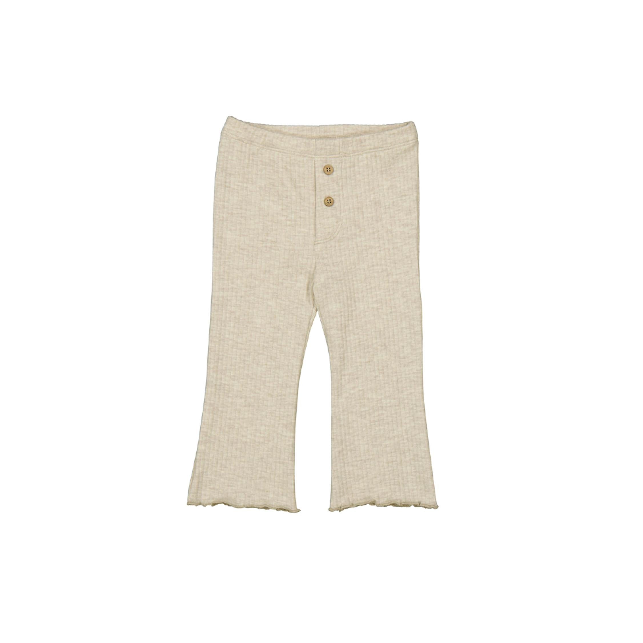 Sand Ribbed Flare Legging