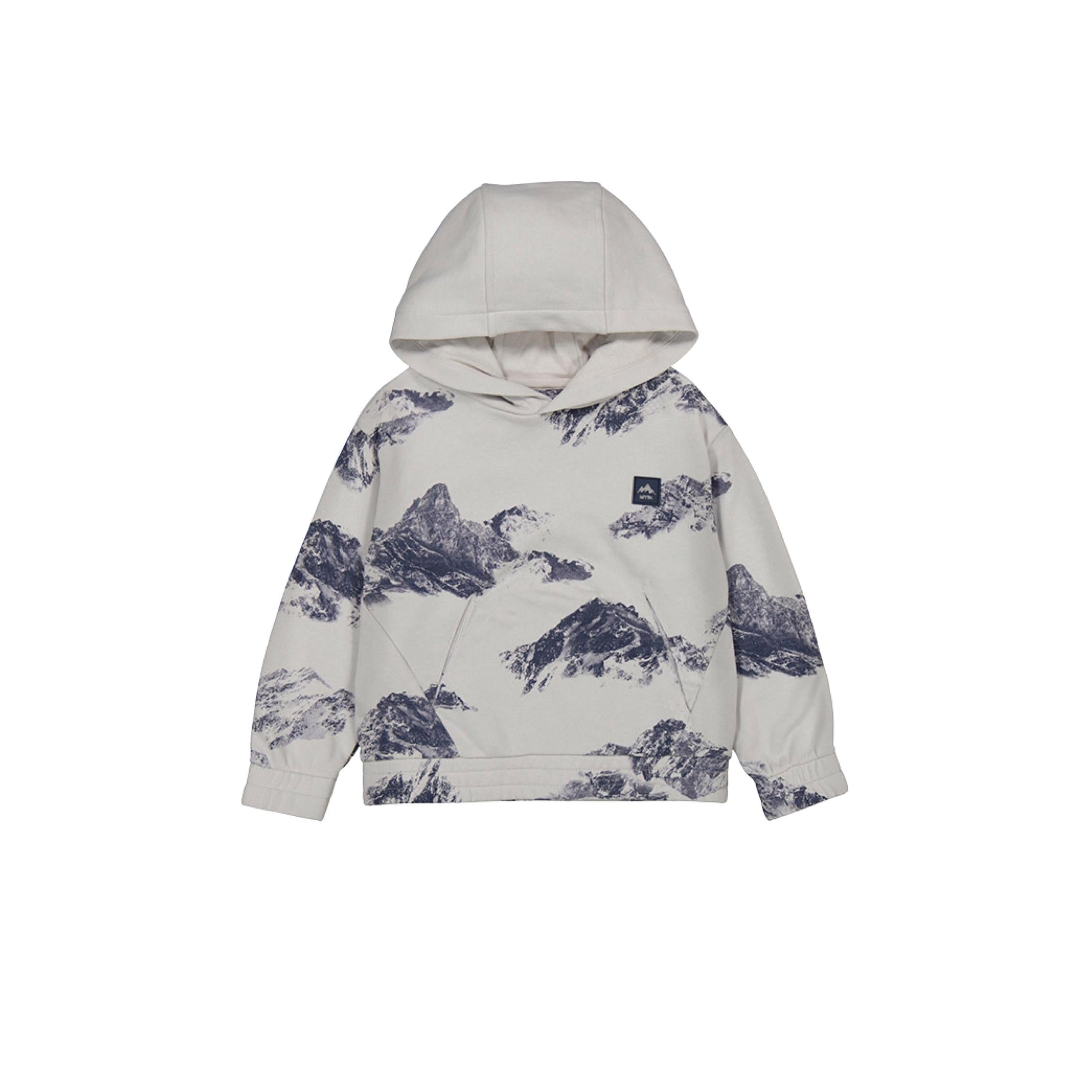 Mountain Smoke Print Hoodie