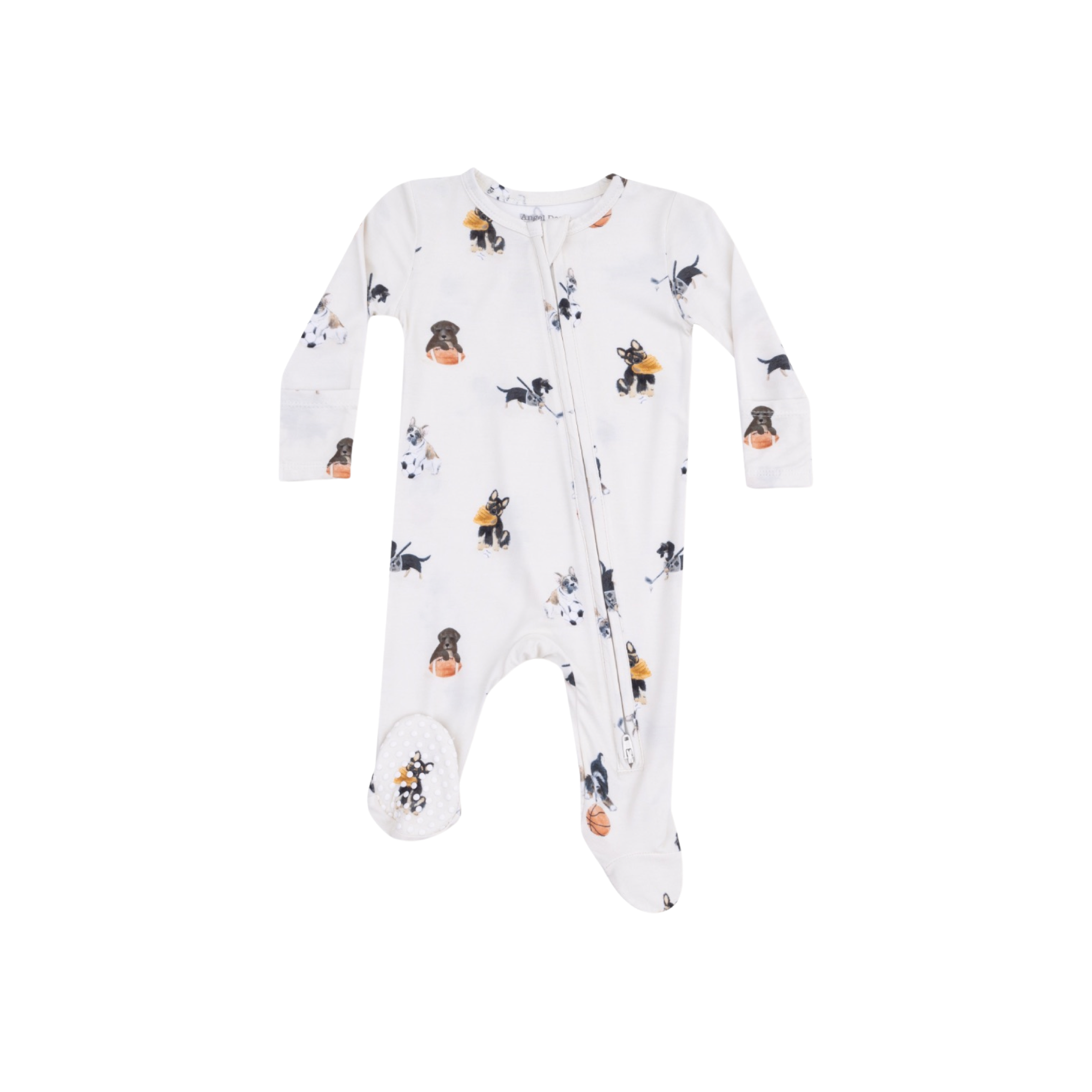 Sporty Puppies 2 Way Zipper Footie