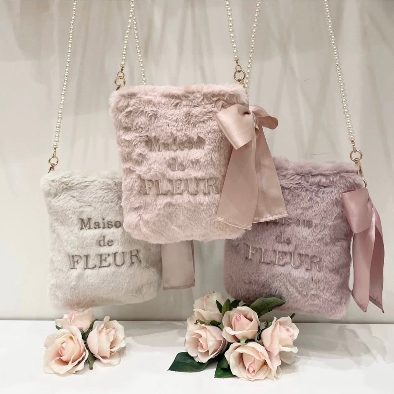 Maison De Fleur Furry Crossbody Bag