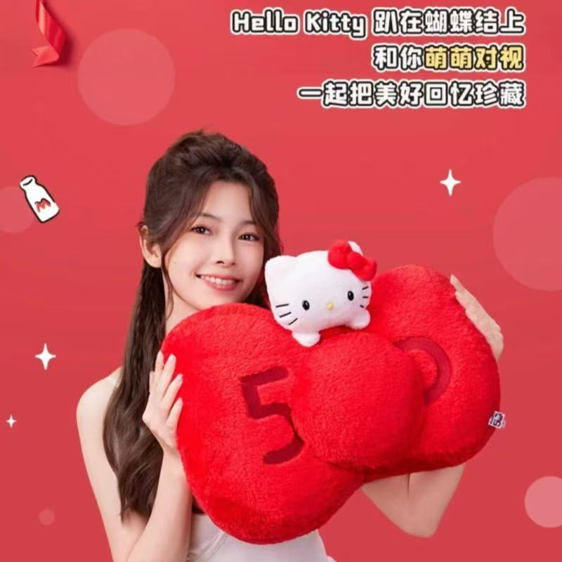 Hello Kitty 50th Anniversary Large Bow Plush