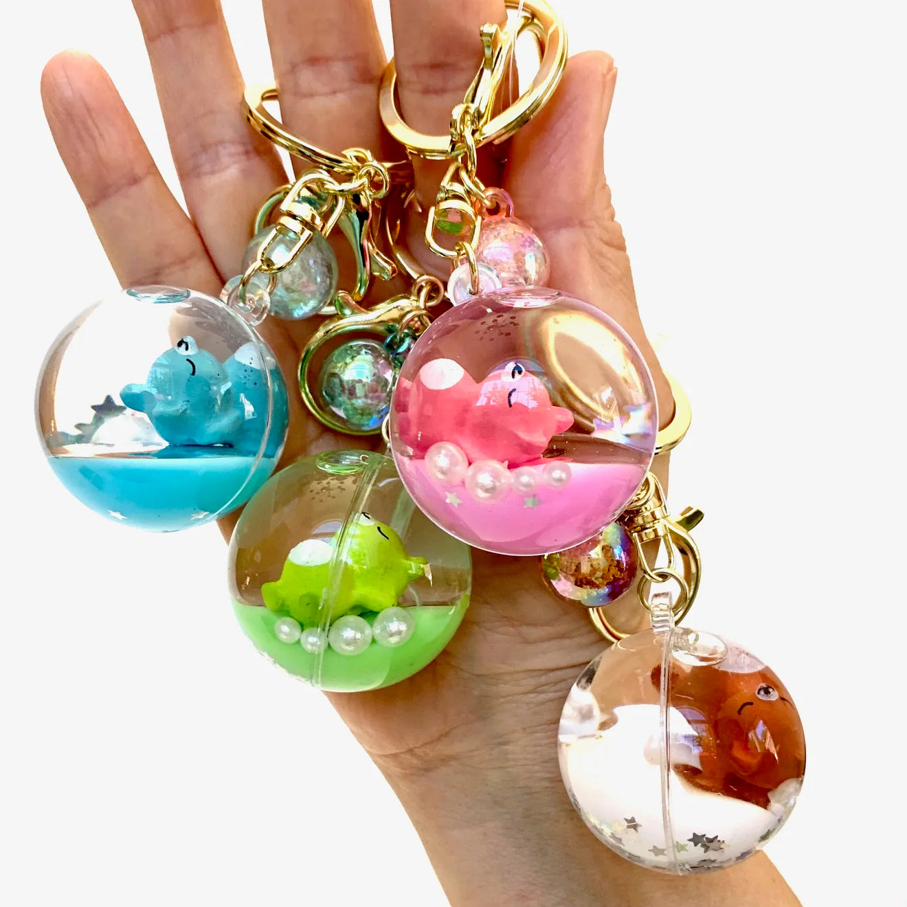 Animal Ball Keychains