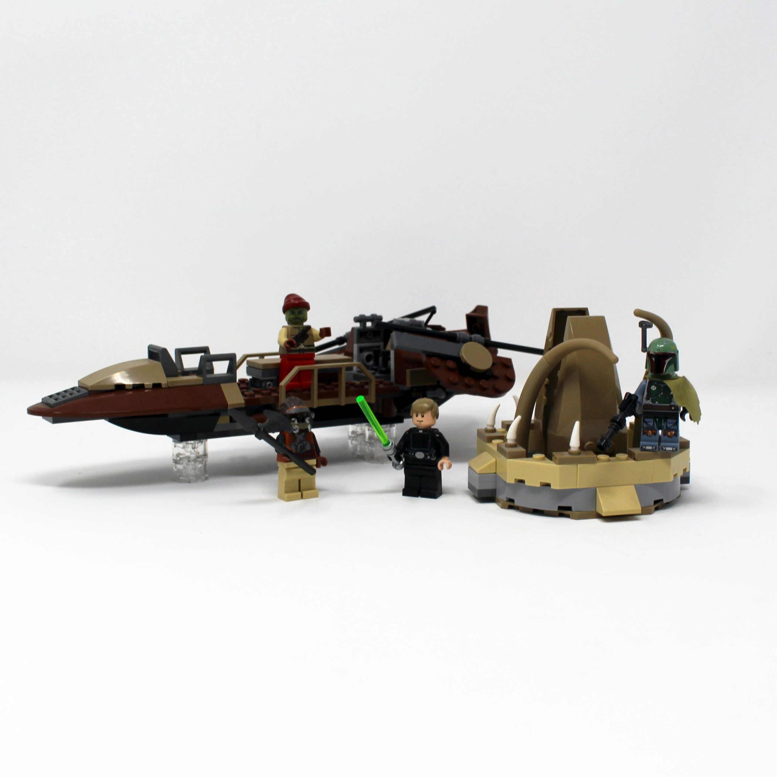 Used Set 9496 Star Wars Desert Skiff