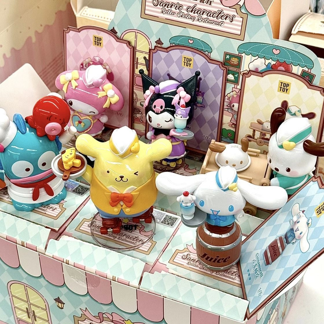 Sanrio Toptoy Roller Skating Restaurant Blind Box Figure