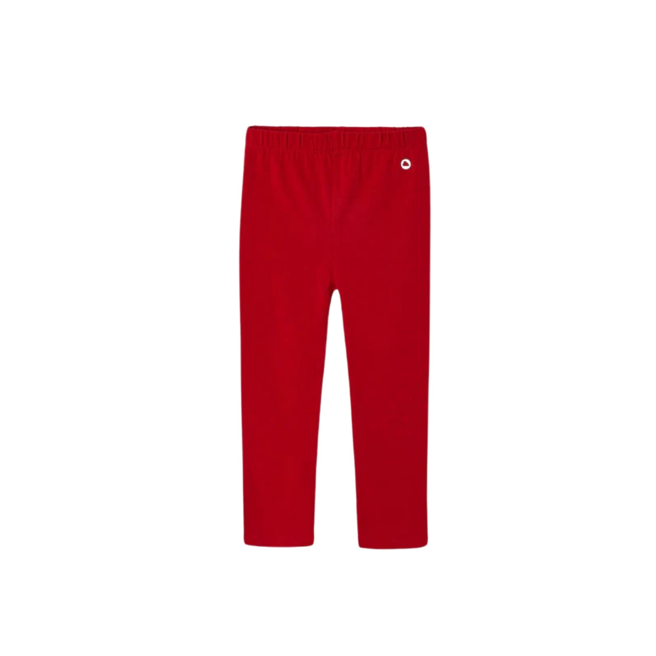 Baby Basic Red Leggings