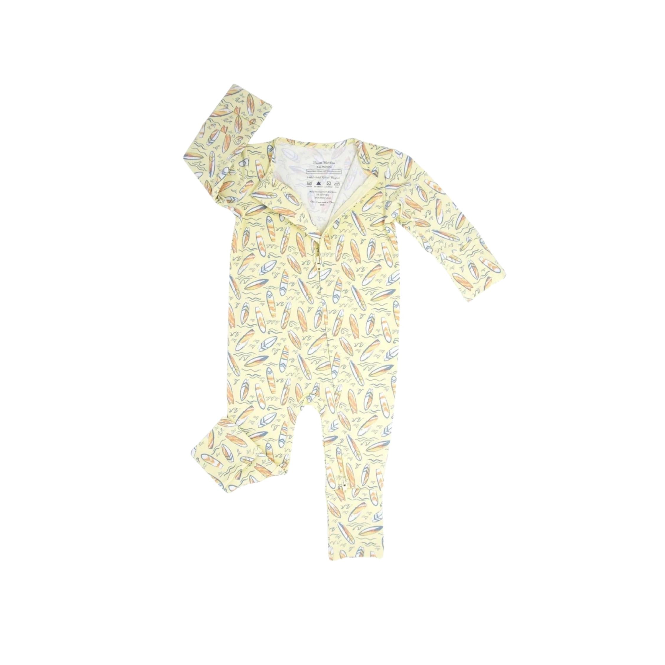 Sunset Surf 2-Way Zipper Convertible Romper
