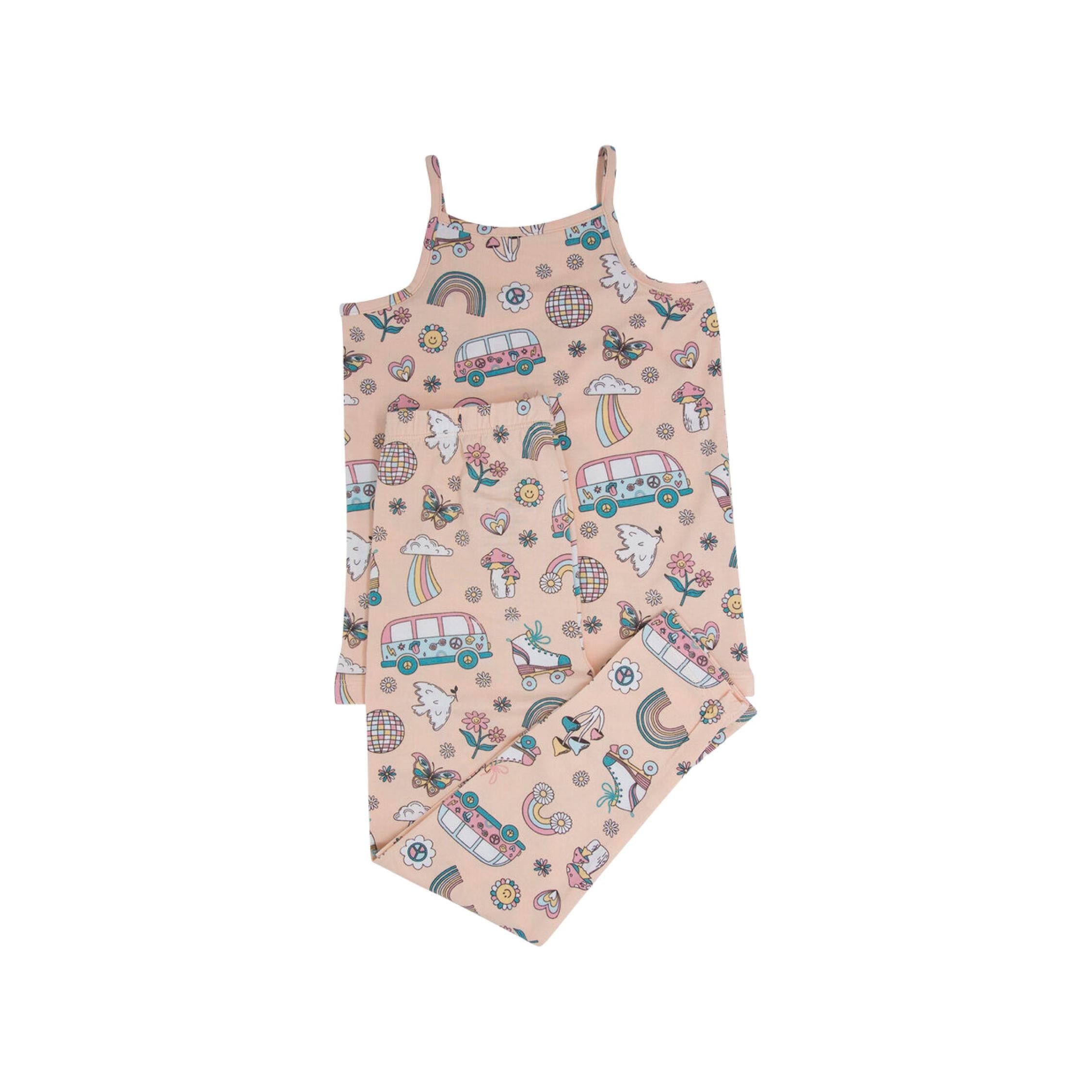 Groovy Skates Tank Pajama Set