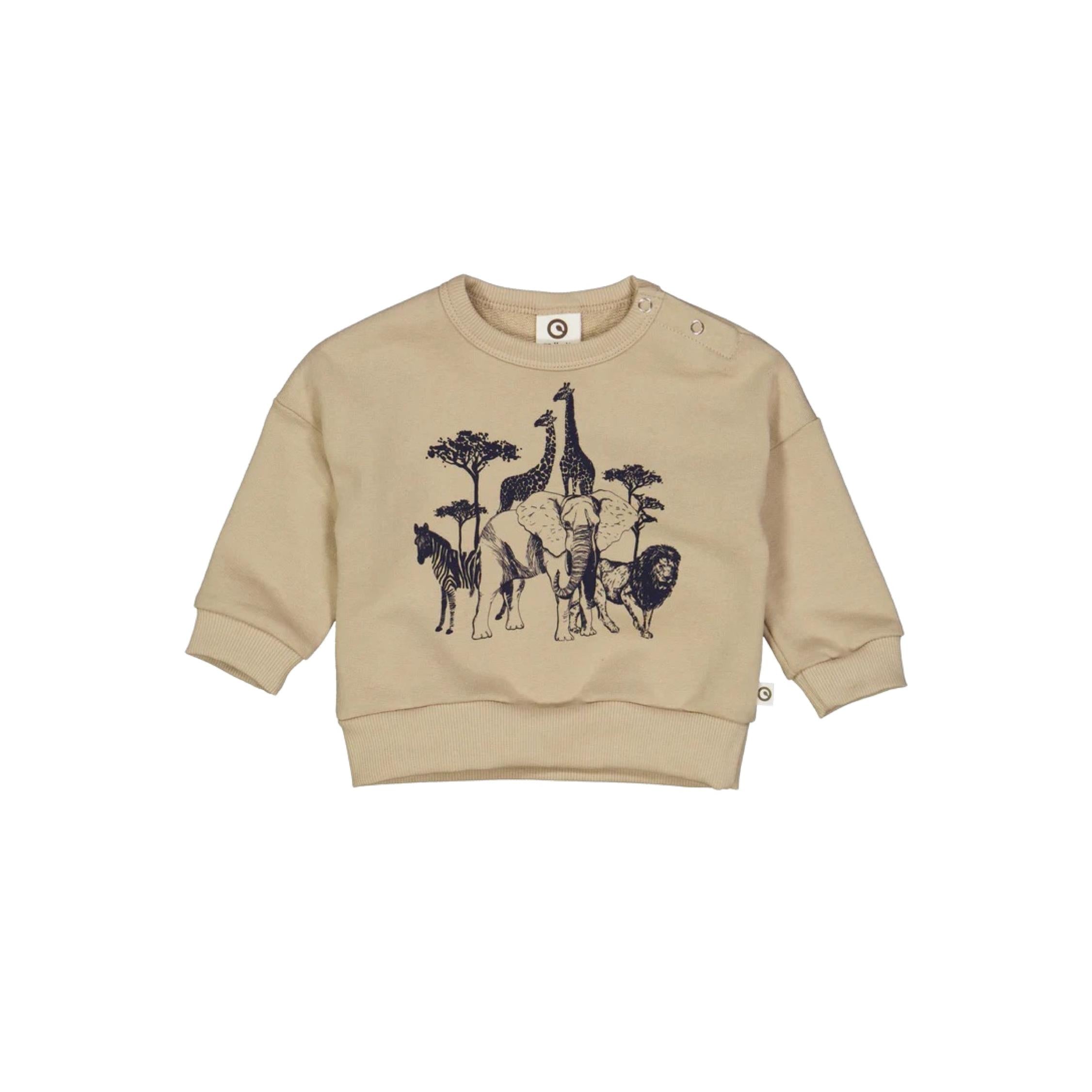 Safari Print Baby Sweatshirt
