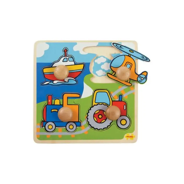 My First Wooden Transport Peg Puzzle