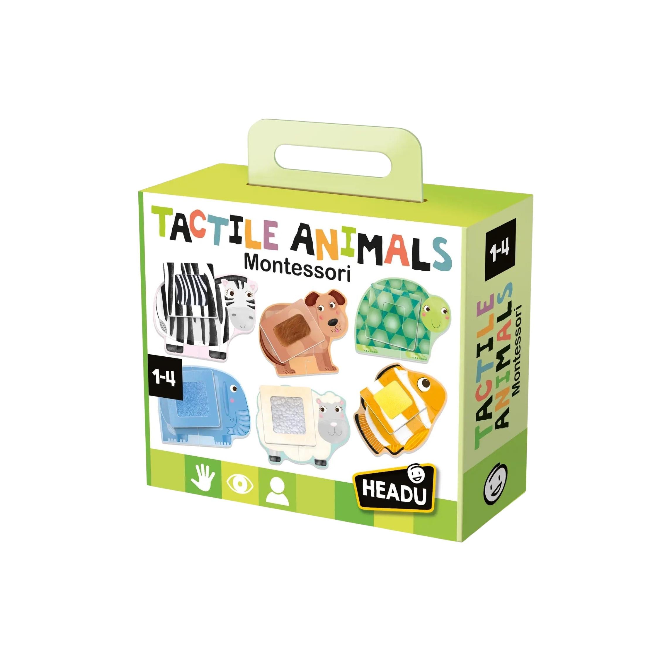 Tactile Animals Montessori Educational Set