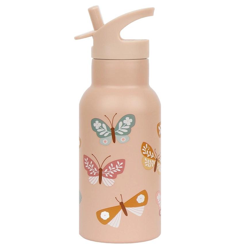 Insulated Stainless Steel Water Bottle w/ Straw