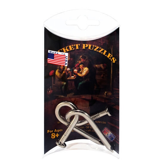 Twisted Nail Puzzle Peg
