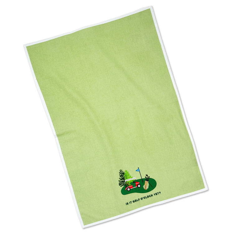 Golf O'Clock Tea Towel
