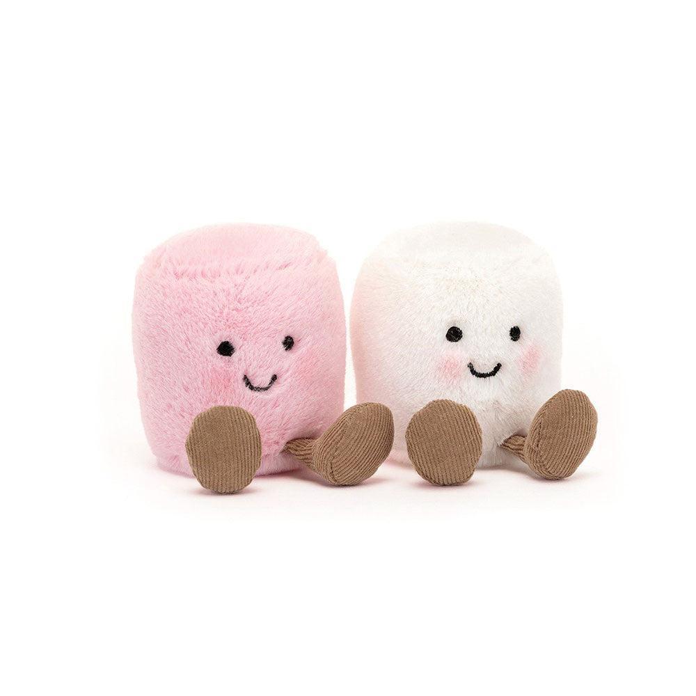JellyCat Amuseables Pink and White Marshmallows Plush
