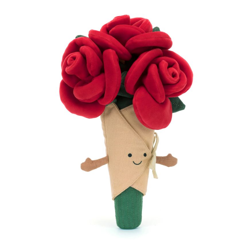 JellyCat Amuseables Rose Bouquet Plush
