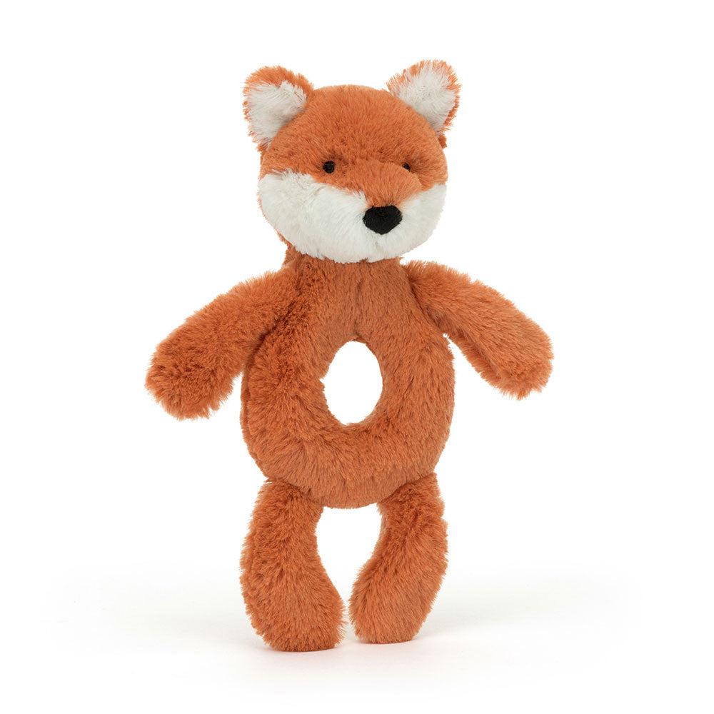 JellyCat Bashful Fox Cub Ring Rattle (Last Call!)