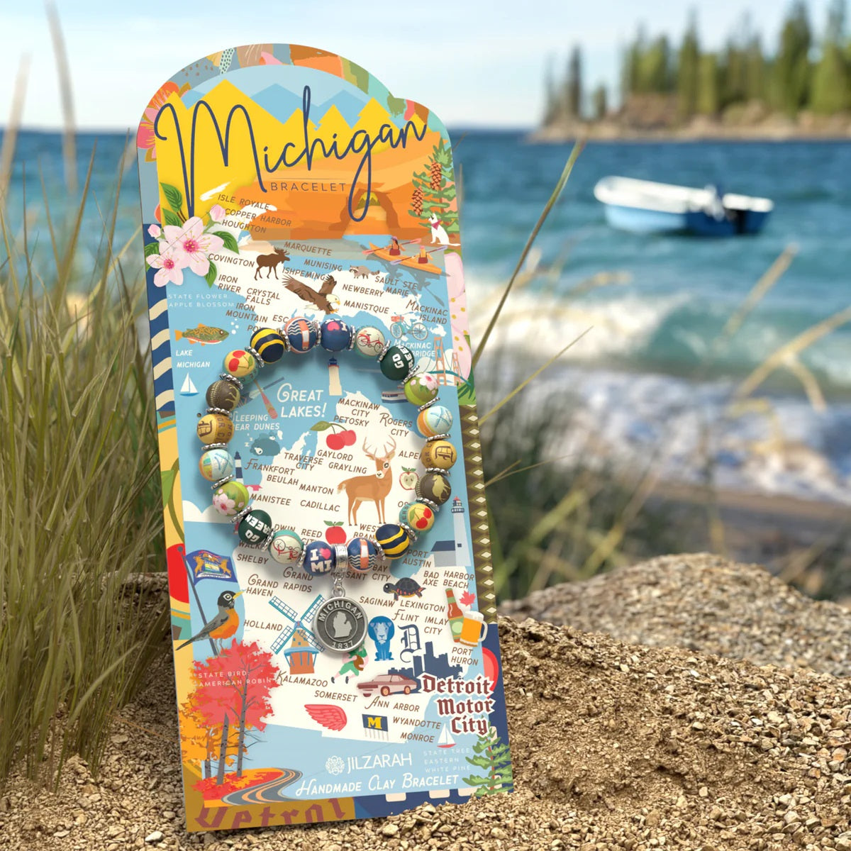 Michigan Destination Bracelet
