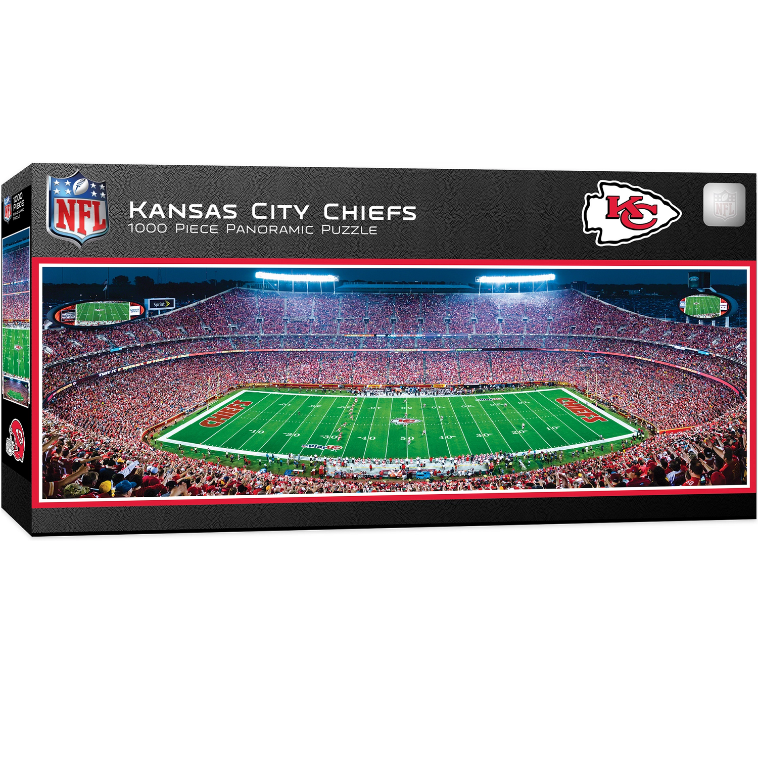 Kansas City Chiefs 1000 Piece Panoramic Puzzle