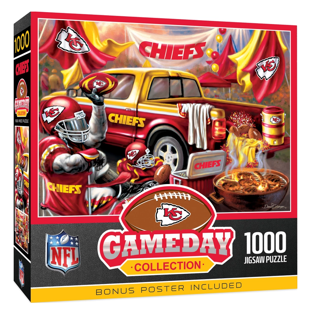 Kansas City Chiefs Gameday 1000 Piece Puzzle