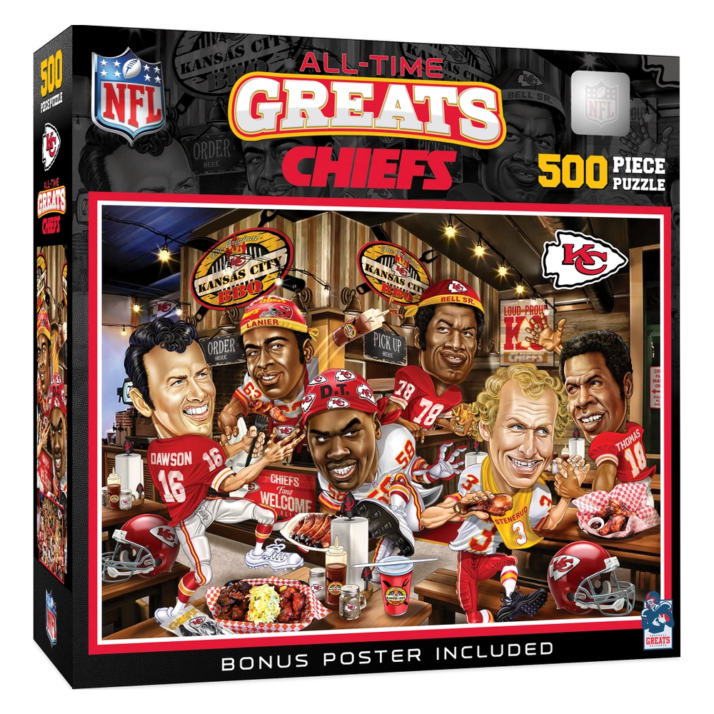 Kansas City Chiefs All Time Greats 500 Piece Puzzle