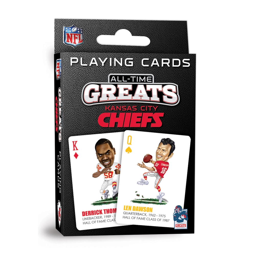 Kansas City Chiefs All-Time Greats Playing Cards