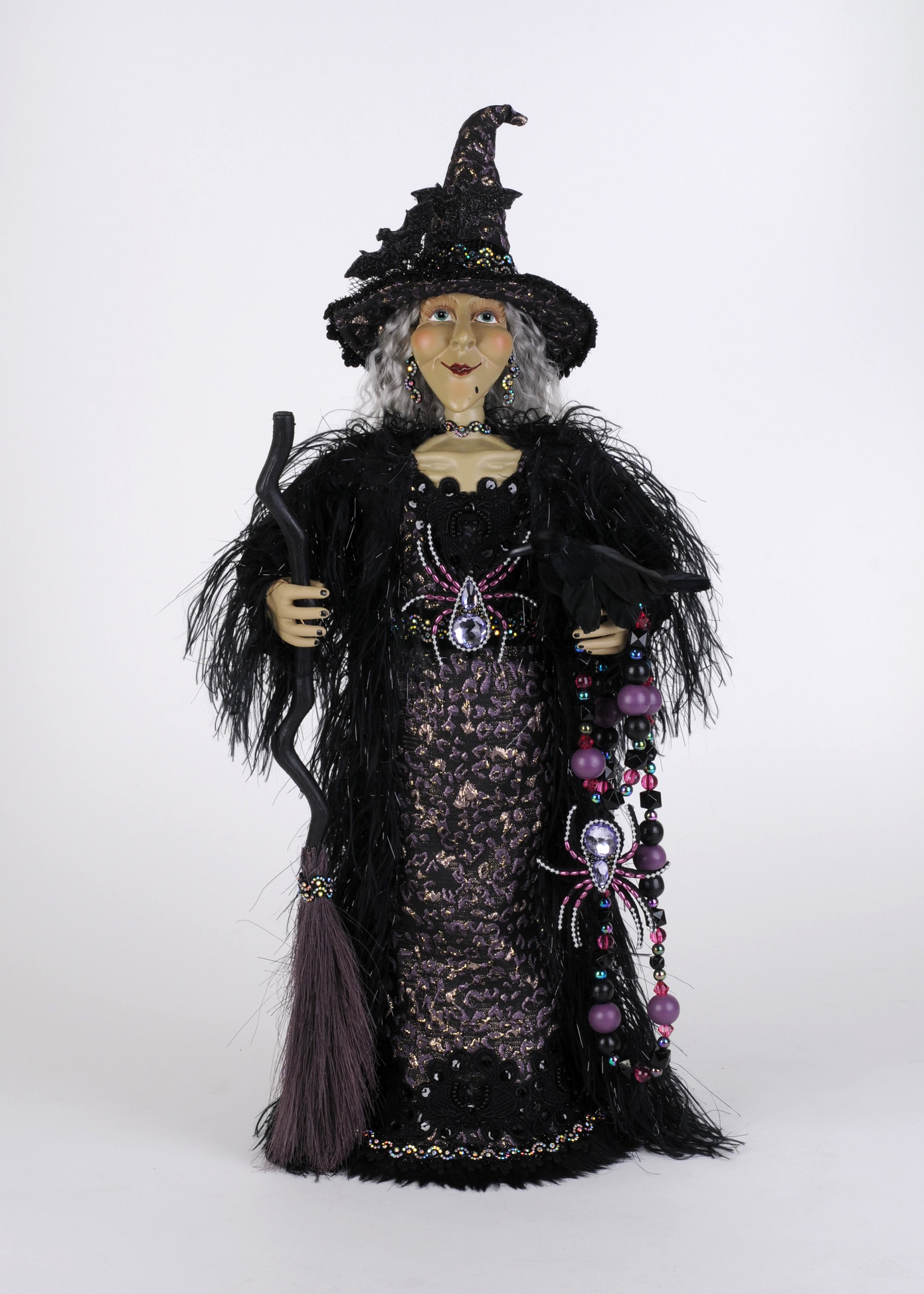 Amethyst Witch Figurine
