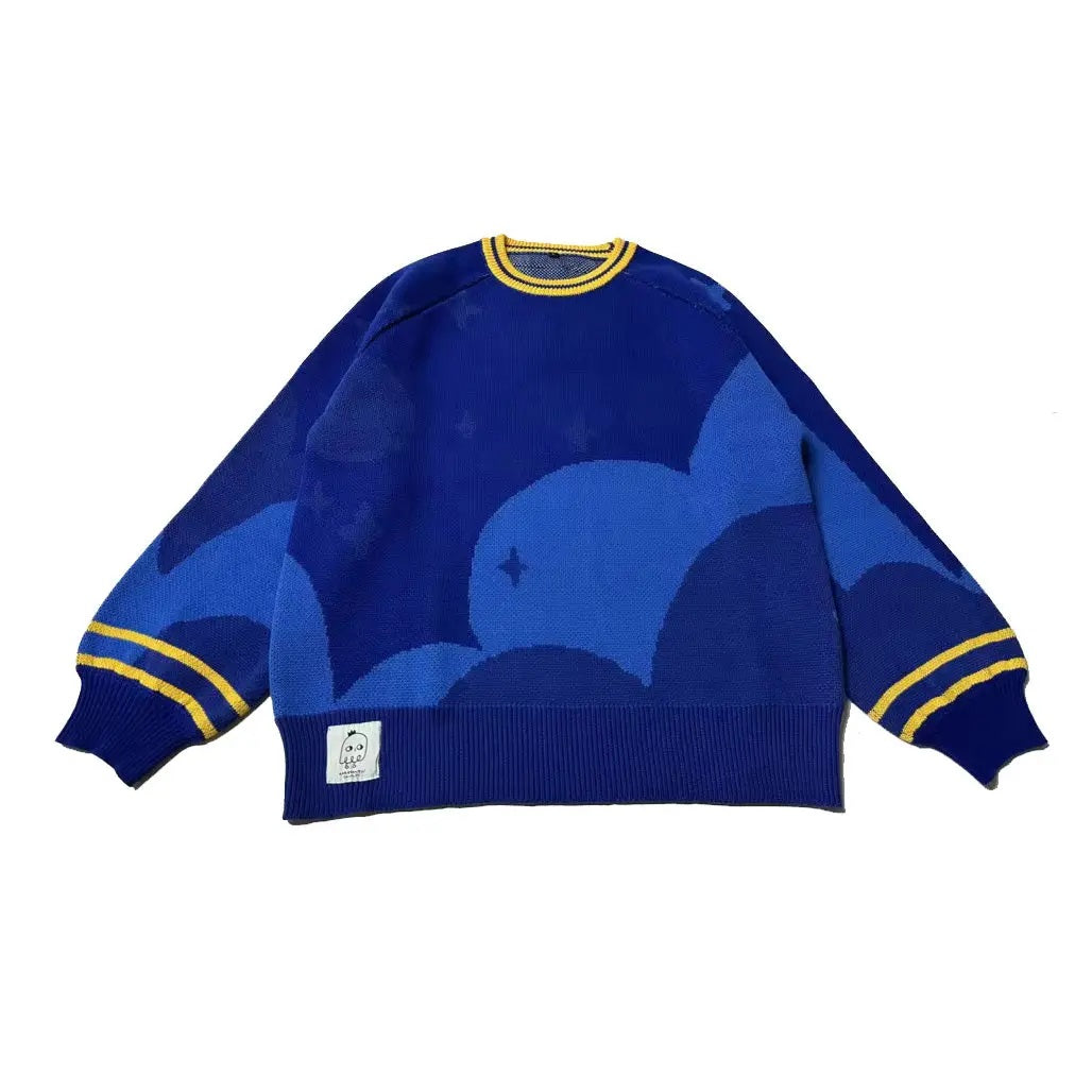 Sora Thick Knit Jacquard Sweater