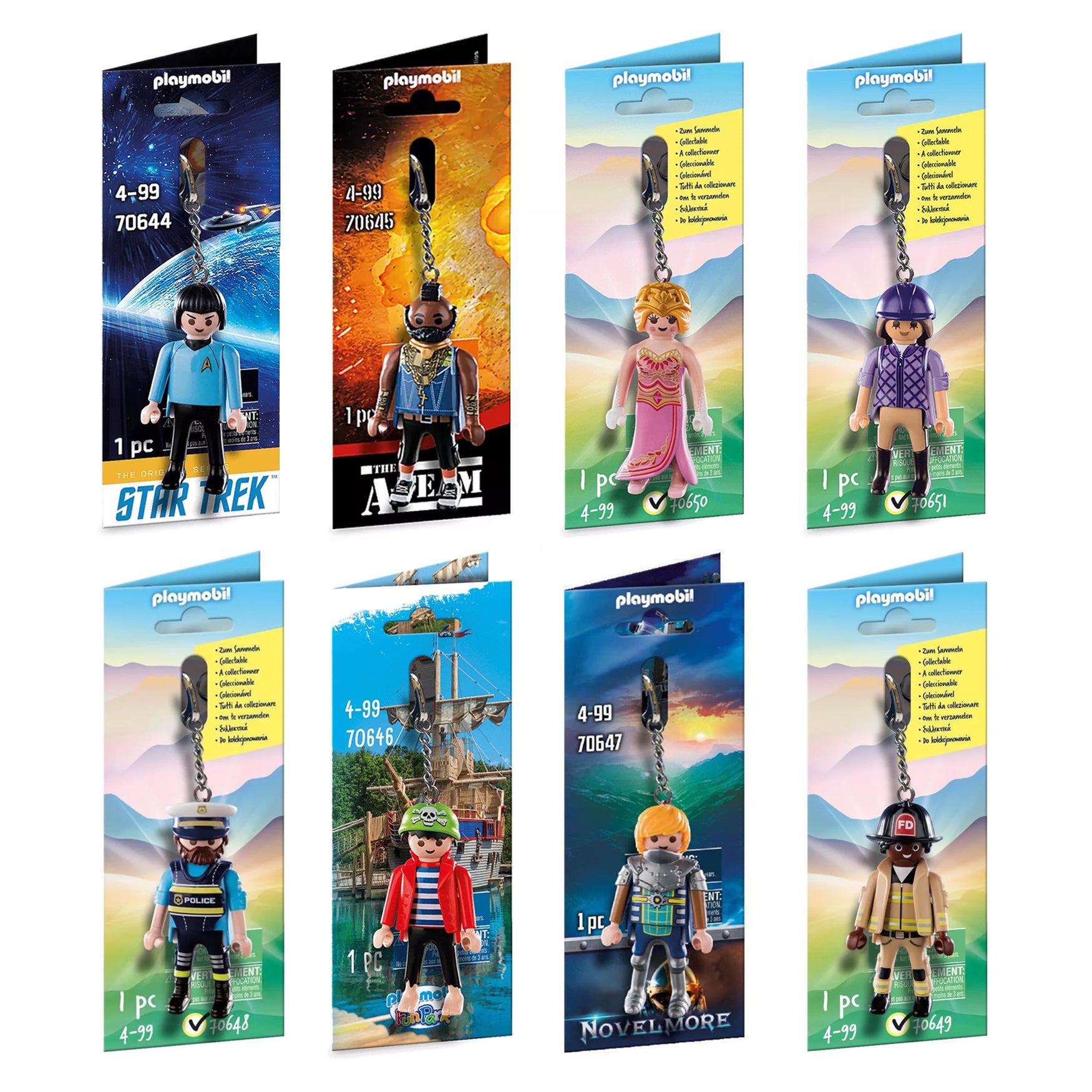 Playmobil Character Keychain