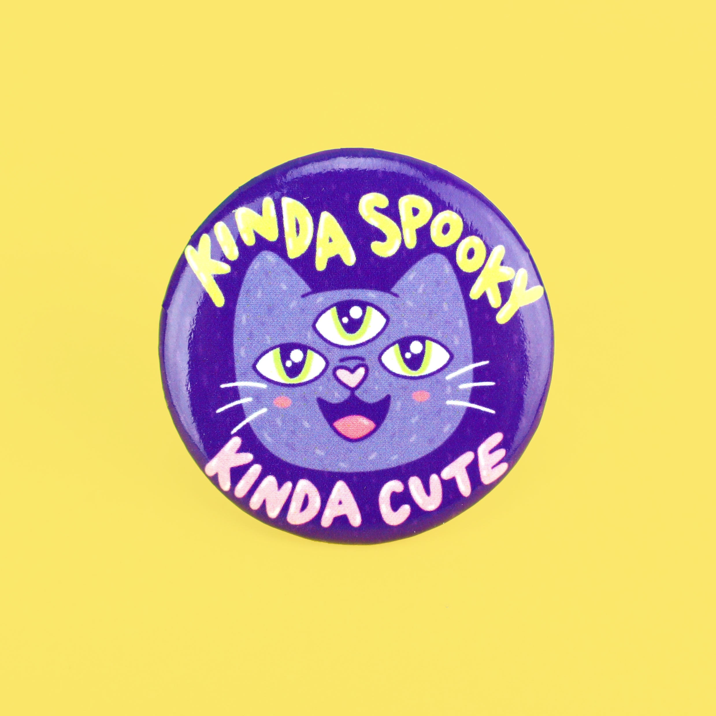 Kinda Spooky Kinda Cute Pinback Button