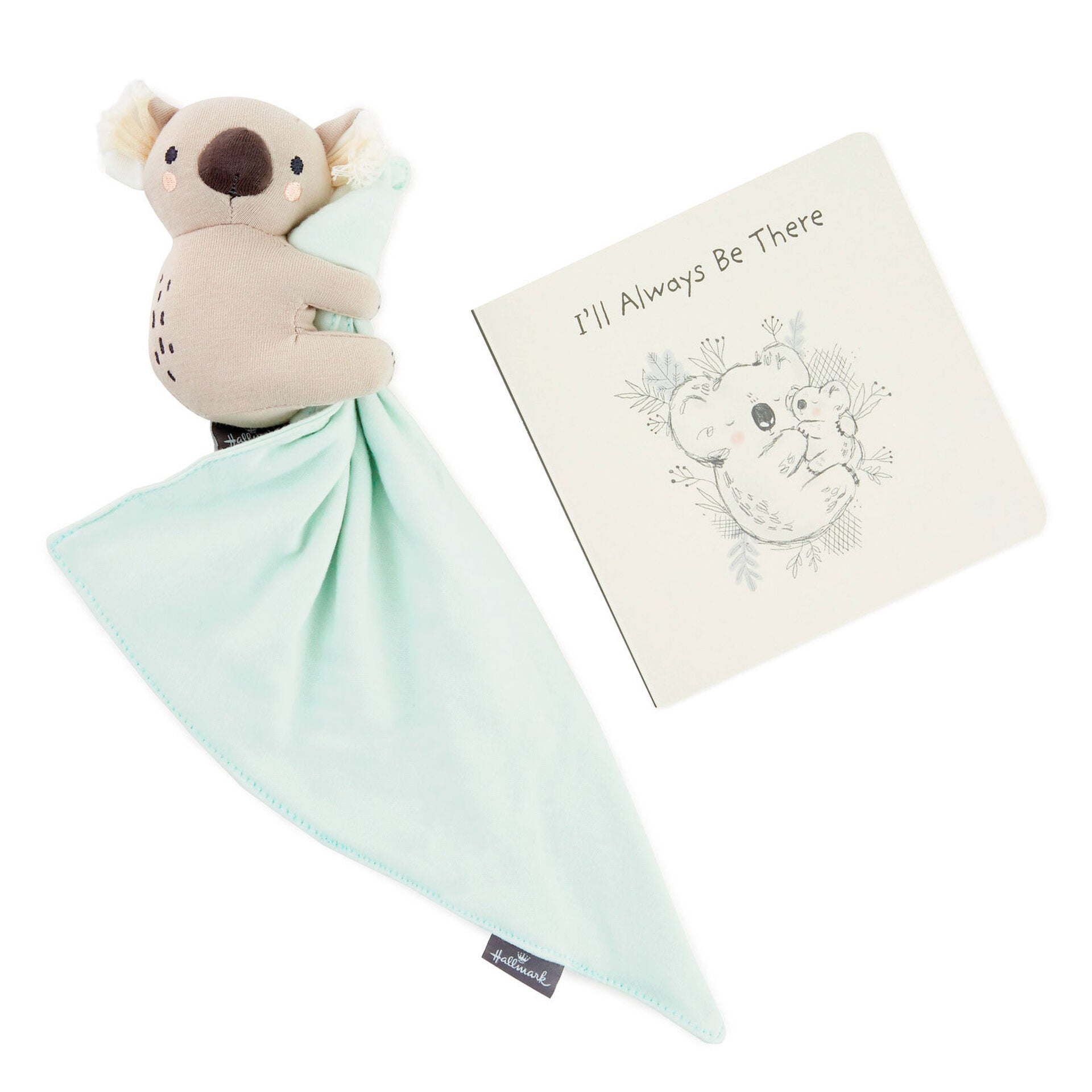 I'll Always Be There Board Book and Koala Lovey Blanket Set