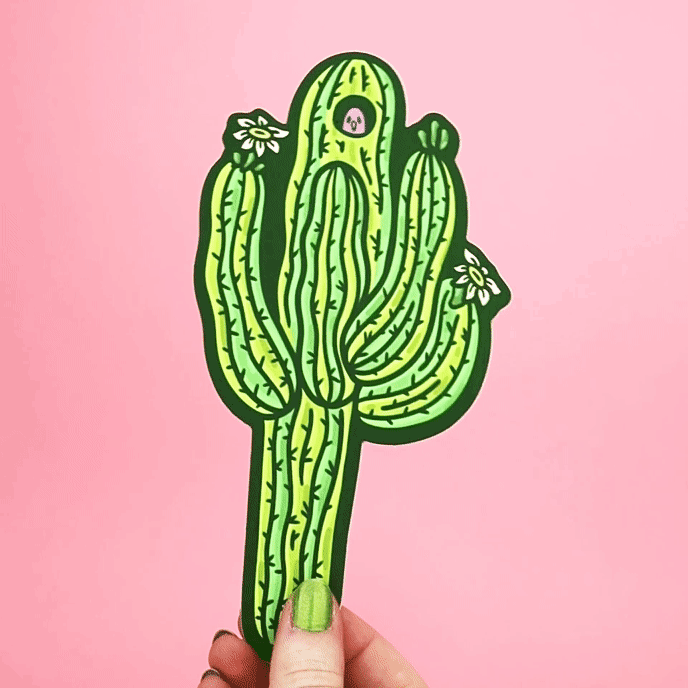 Saguaro Cactus Long Bookmark