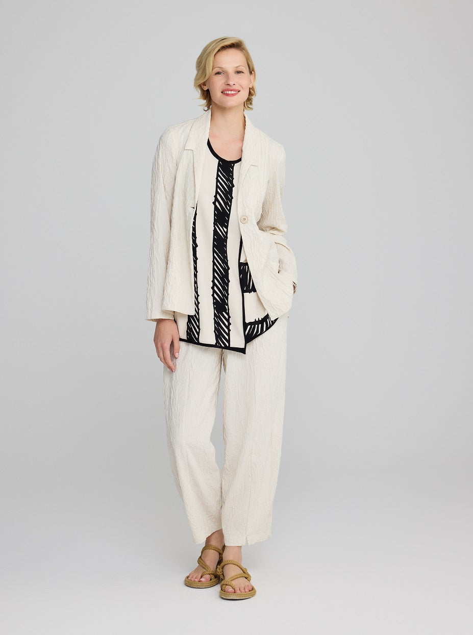 Doodle Crepe Crinkle Pant | 50% Off