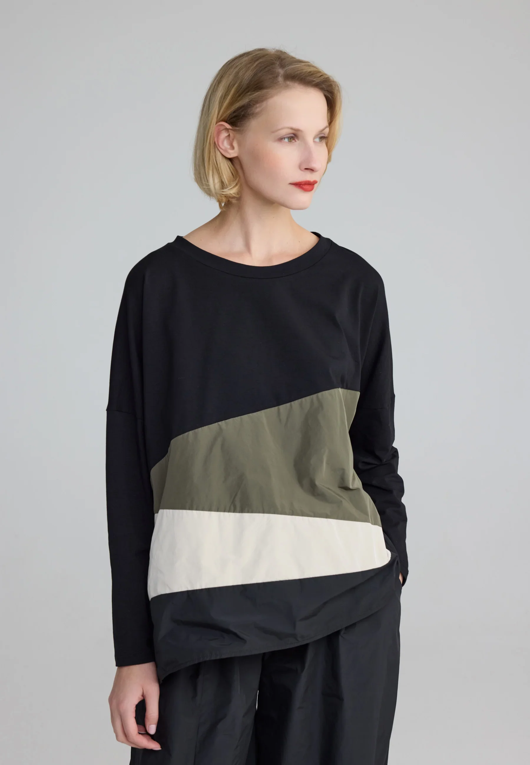 Cascade Raine Colorblock Blouse