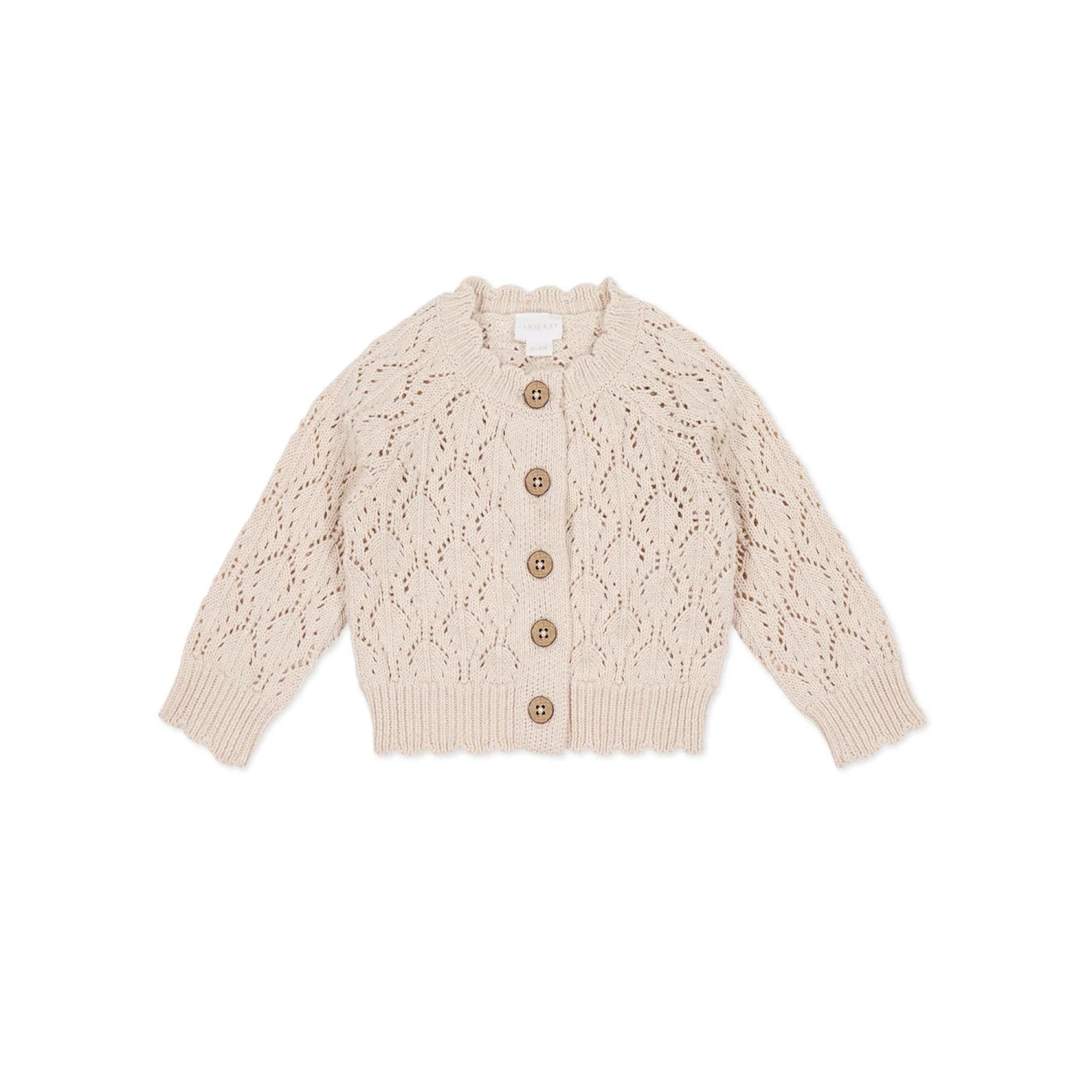 Livvy Cardigan Light Oatmeal
