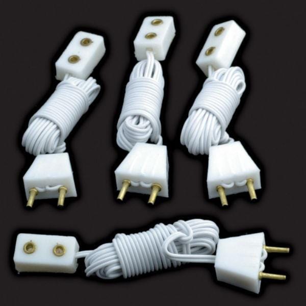 Single Dollhouse Miniature Receptacles with Plugs
