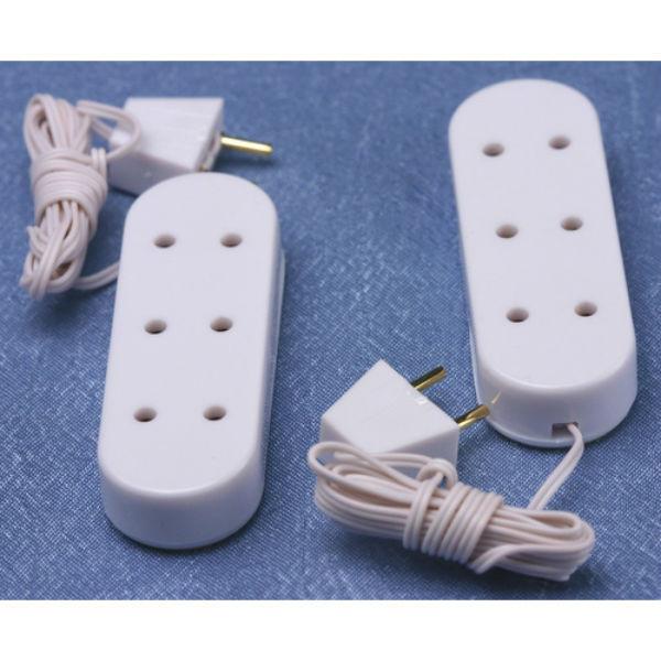 Triple Dollhouse Receptacles with Plugs