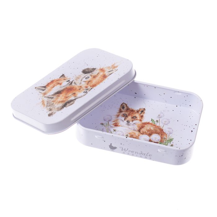The Afternoon Nap' Fox Mini Gift Tin