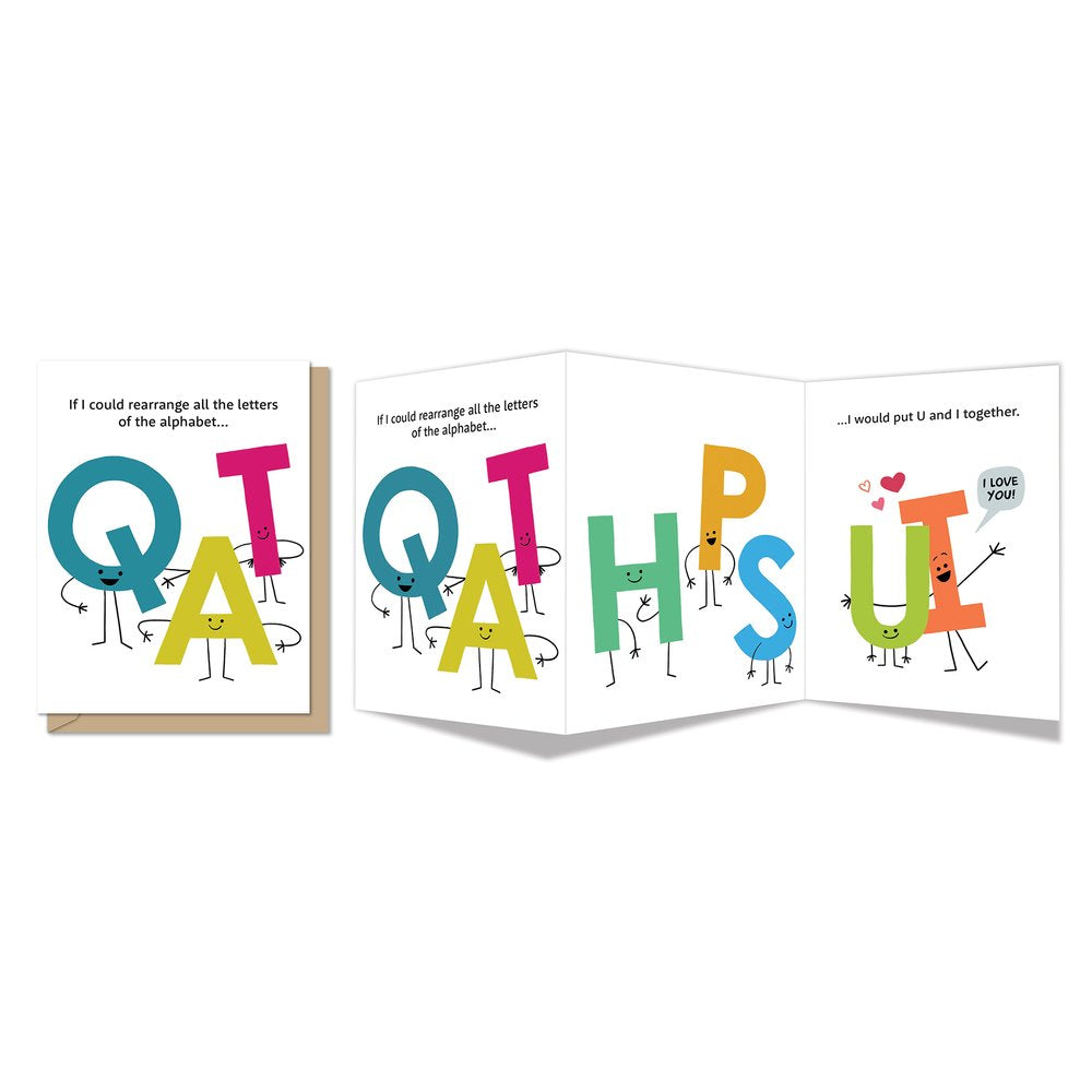 U & I Together Tri-fold Card