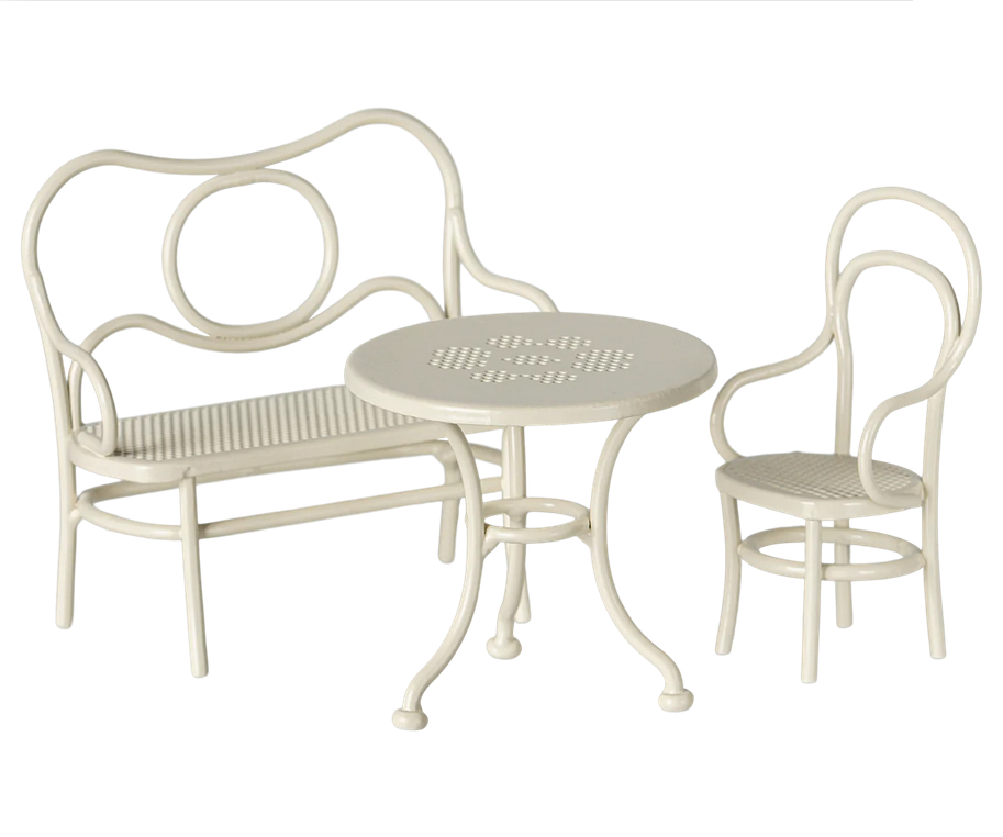 Small Cafe Set for Mouse / Off White