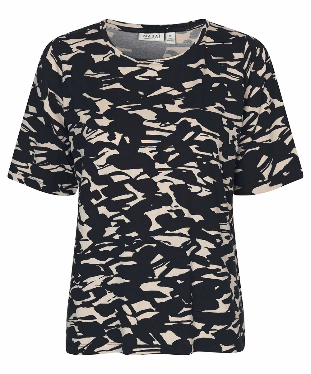 Brynlee Jersey Printed Top | 75% Off
