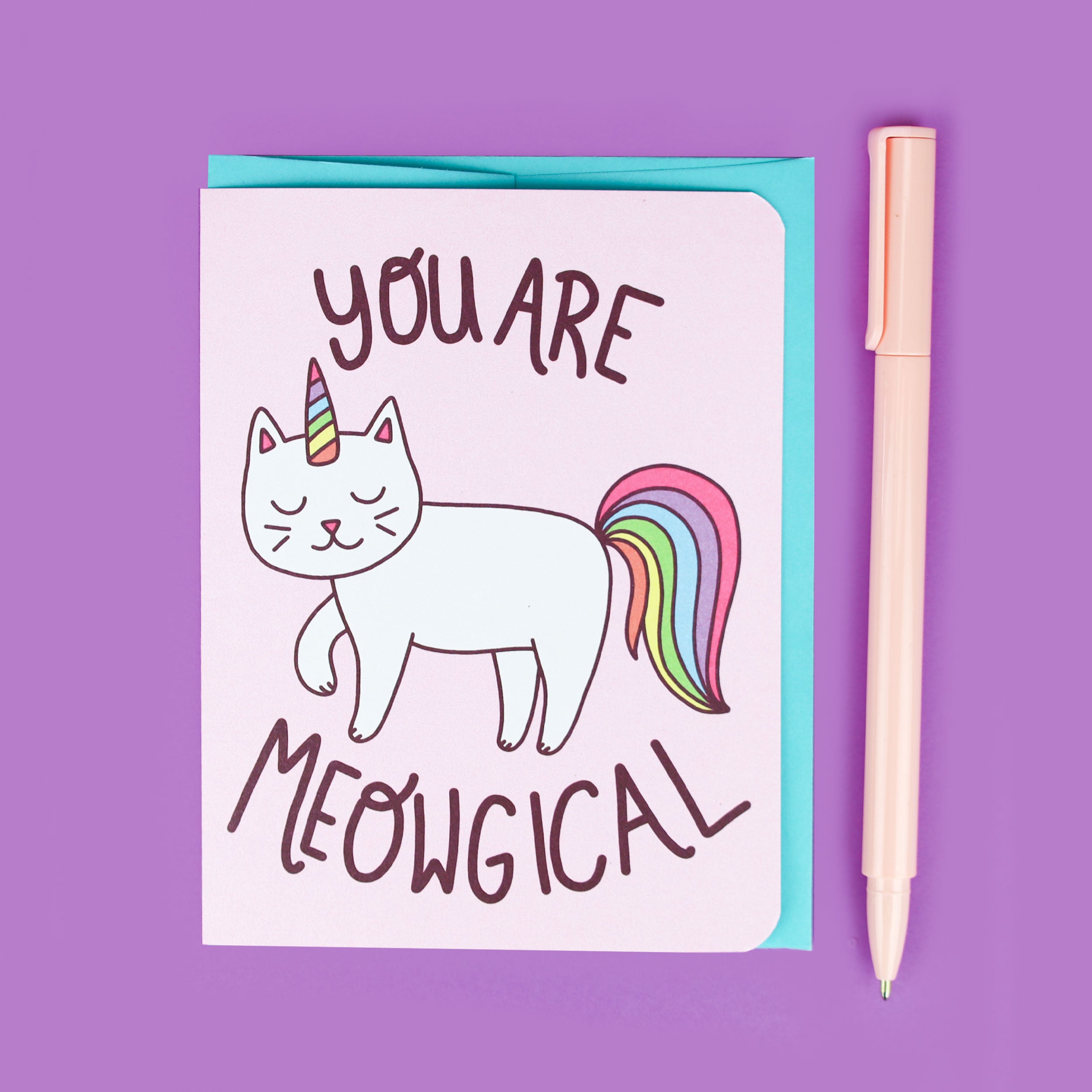 You Are Meowgical Cat Greeting Card