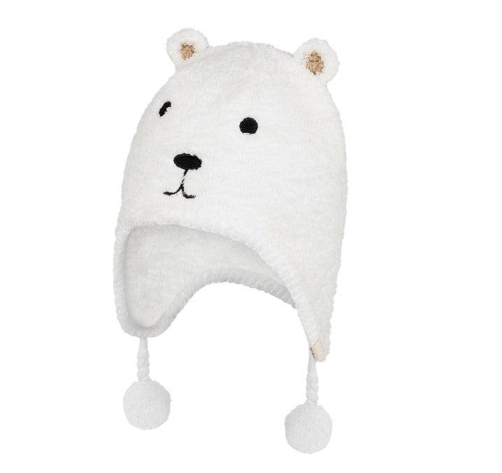 Millymook Baby Girl's Peru Hat - Polar Bear (0 - 24 Months)