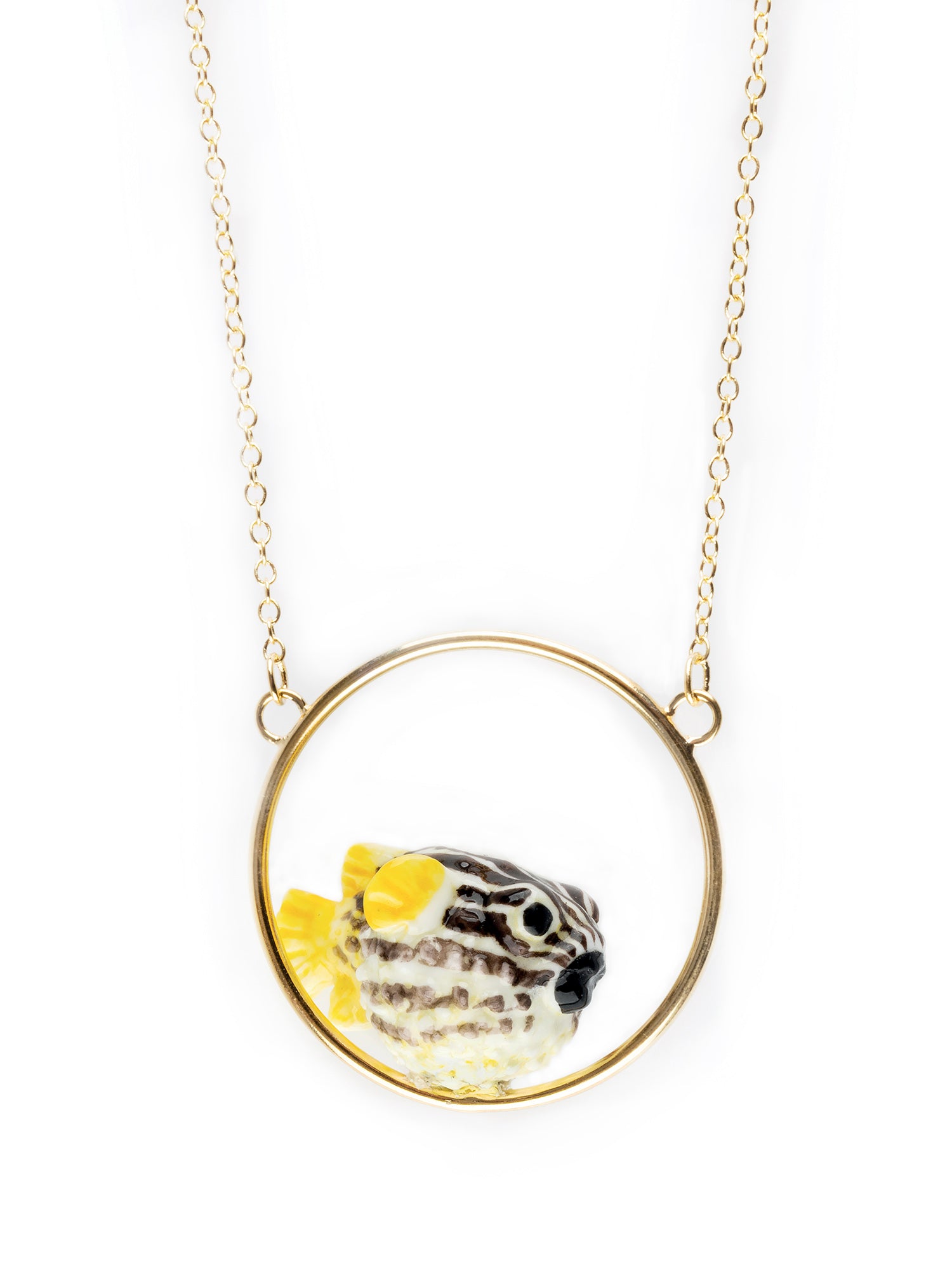 Puffer Fish Necklace