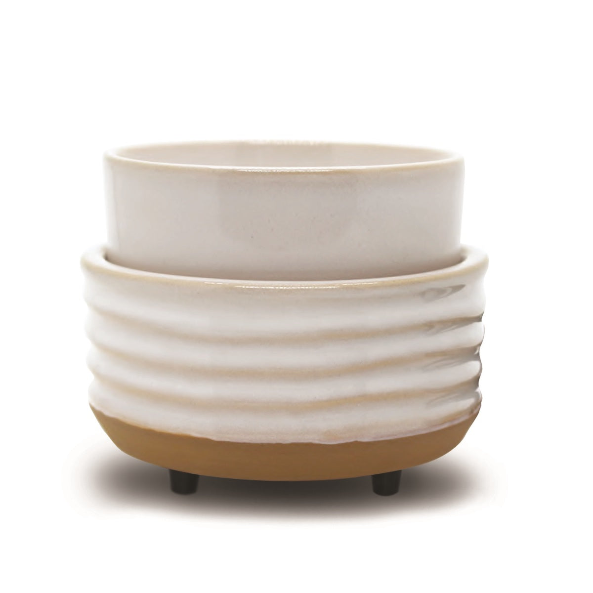 Ivory Wave Modern Wax Melter