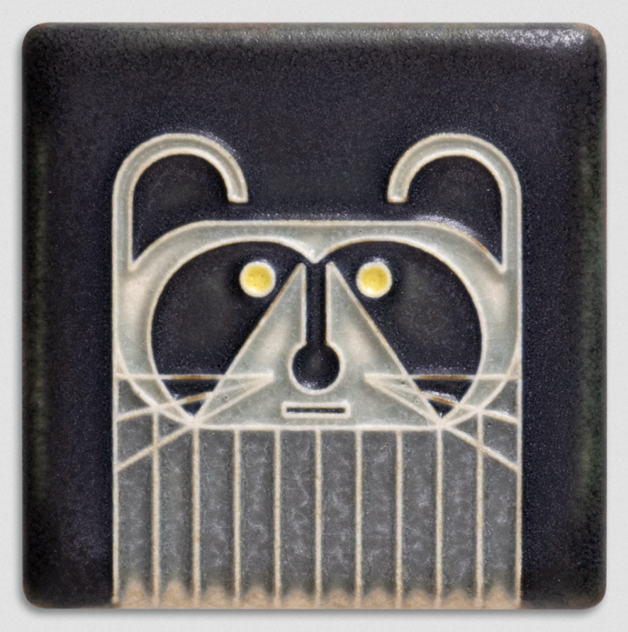Charley Harper 3x3 Raccoon Art Tile