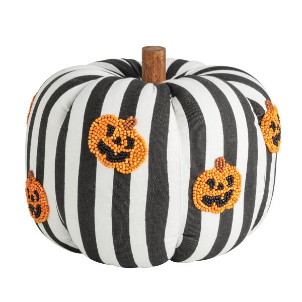 Jack-O-Lantern Beaded Icon Pumpkin