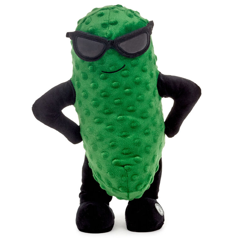 Big Dill Pickle Plush With Sound and Motion, 13"
