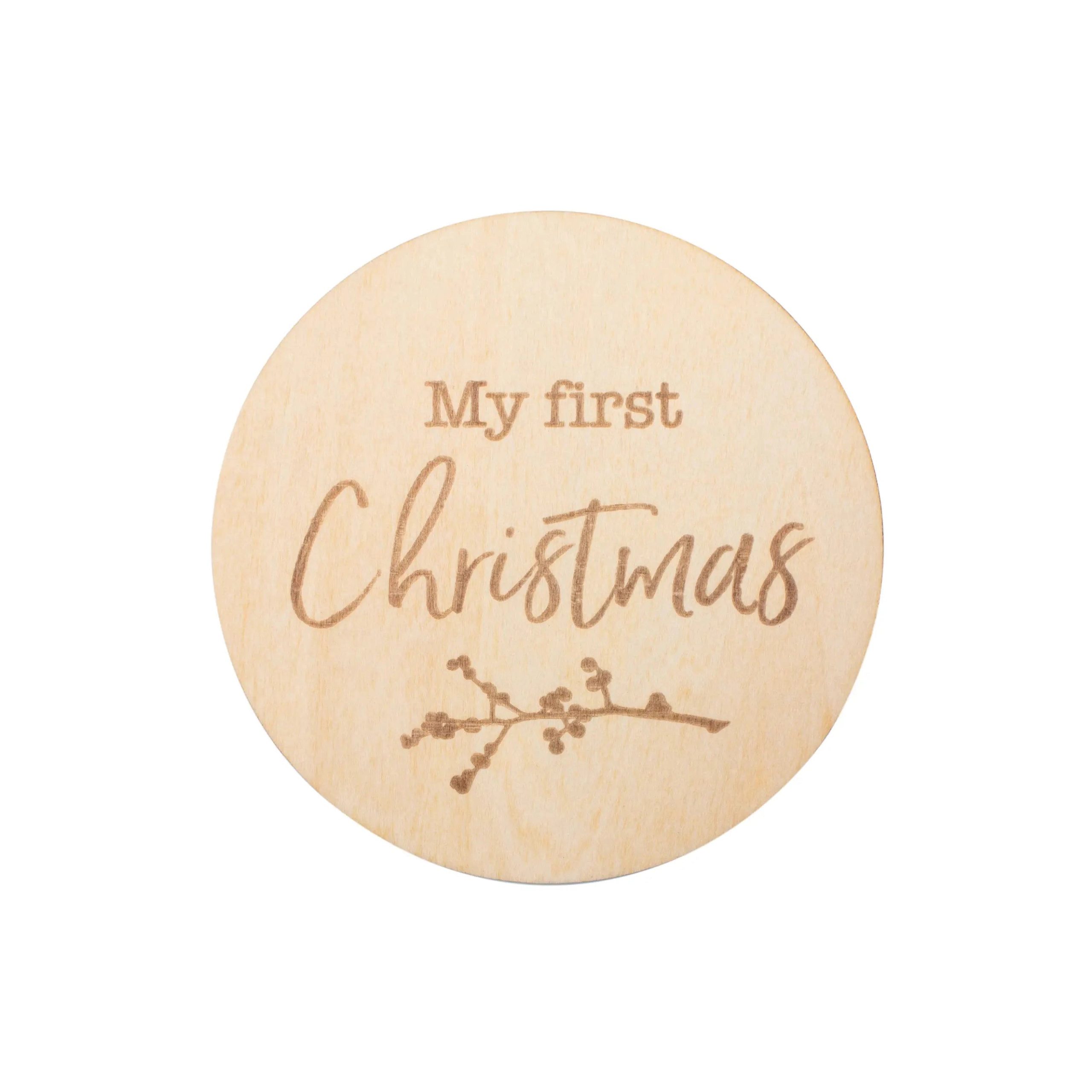 My First Christmas Milestone Disc