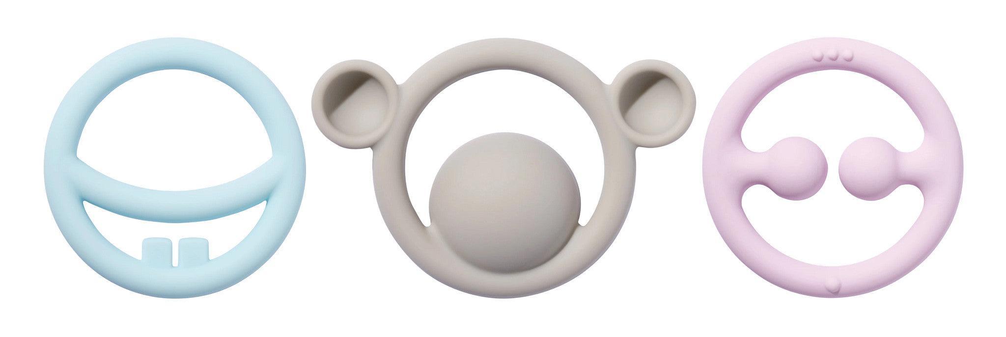 Nigi Nagi & Nogi Teething Rings by Moluk