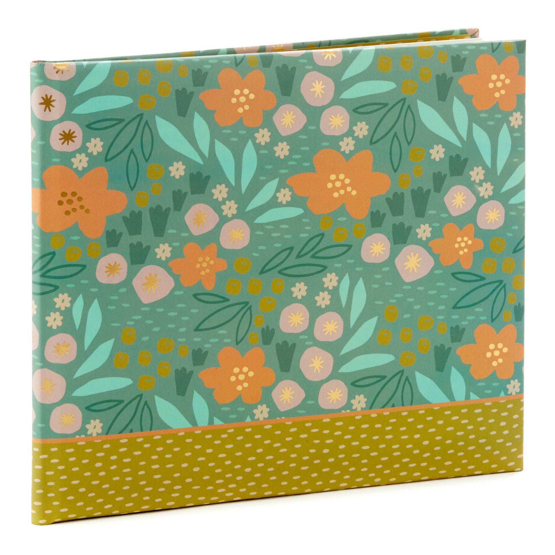 Mod Floral Pattern Guest Book